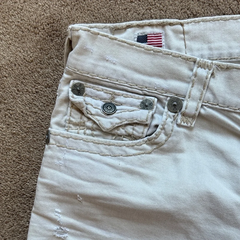 Men's True Religion White Jeans